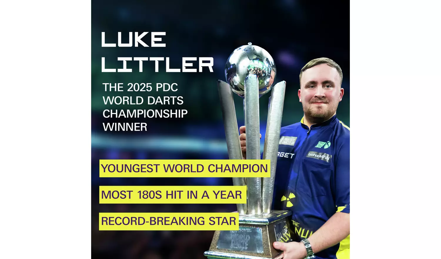 Target Luke Littler World Champion Edition K-Flex No6 Short