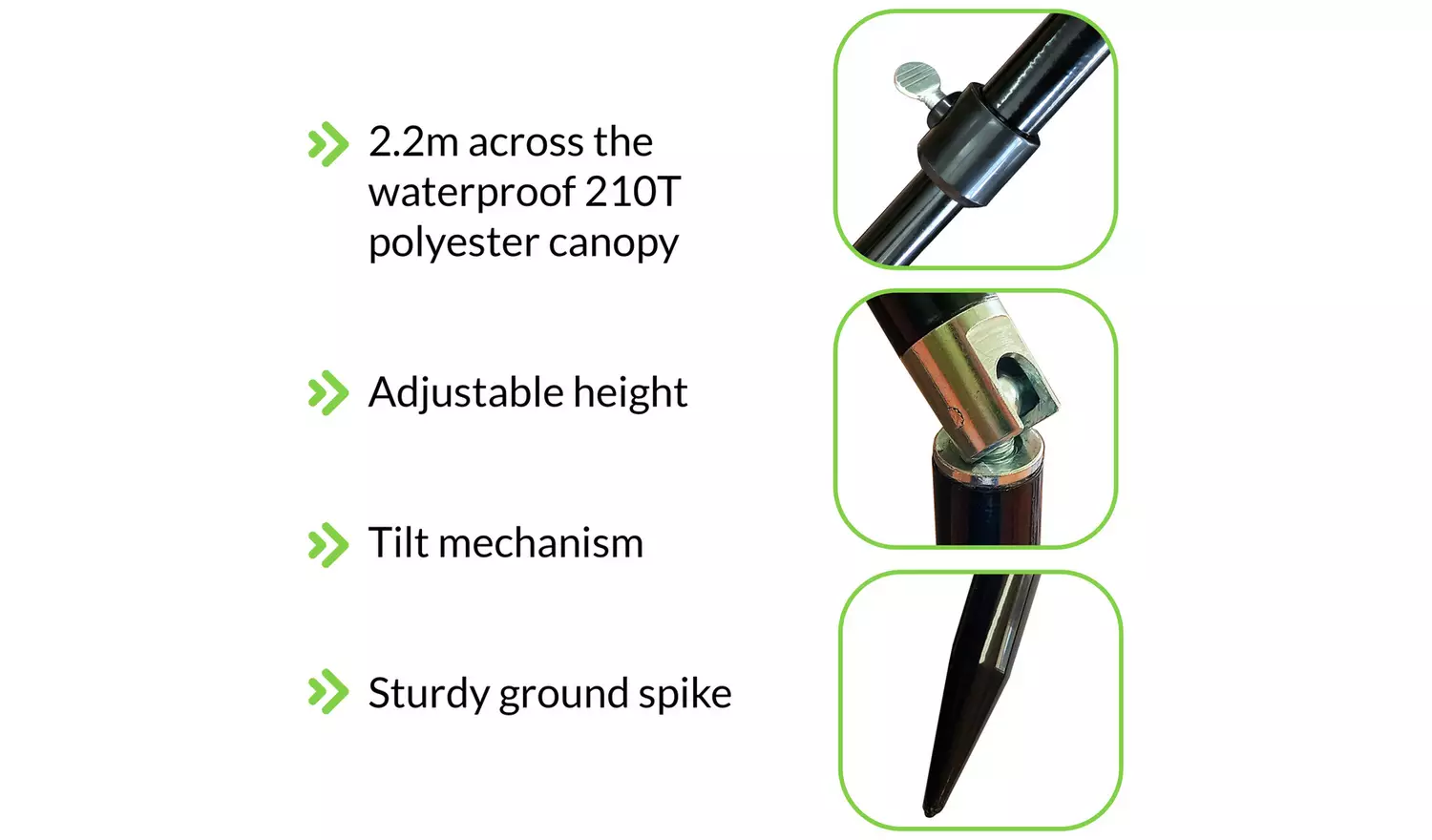 Kingcarp 2.2m Fishing Umbrella