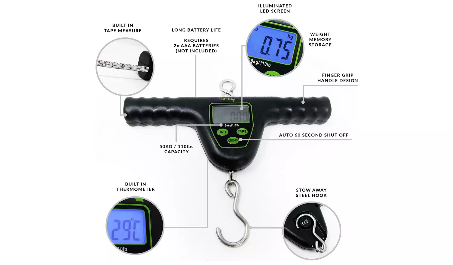 Matt Hayes Digital Weighing Scales