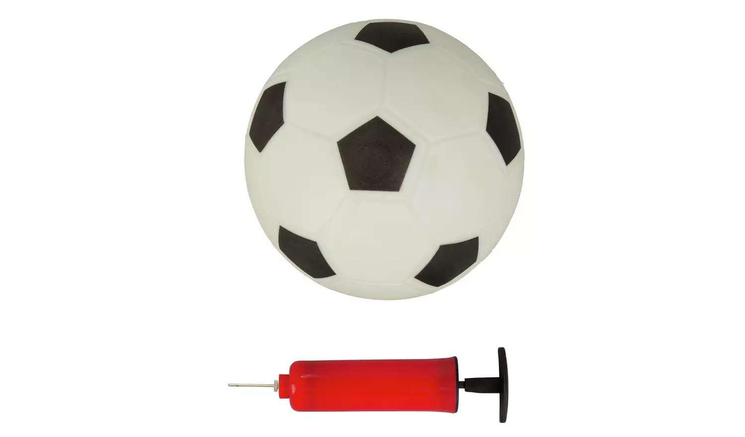 Opti Ball, Pump and 3 x 2ft 1 on 1 Football Goal - Set of 2