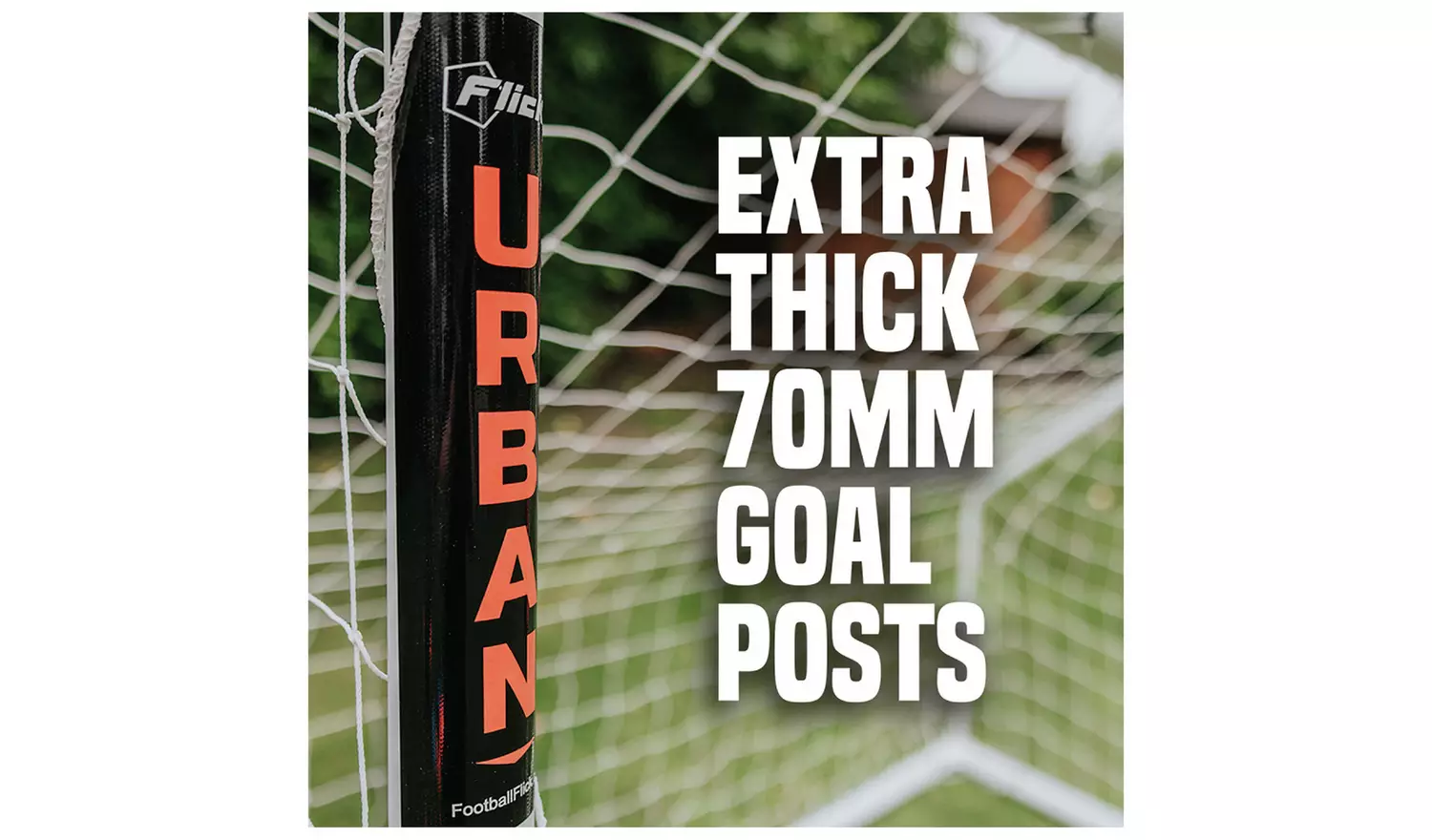 Football Flick 6' x 4' Urban uPVC Football Goal