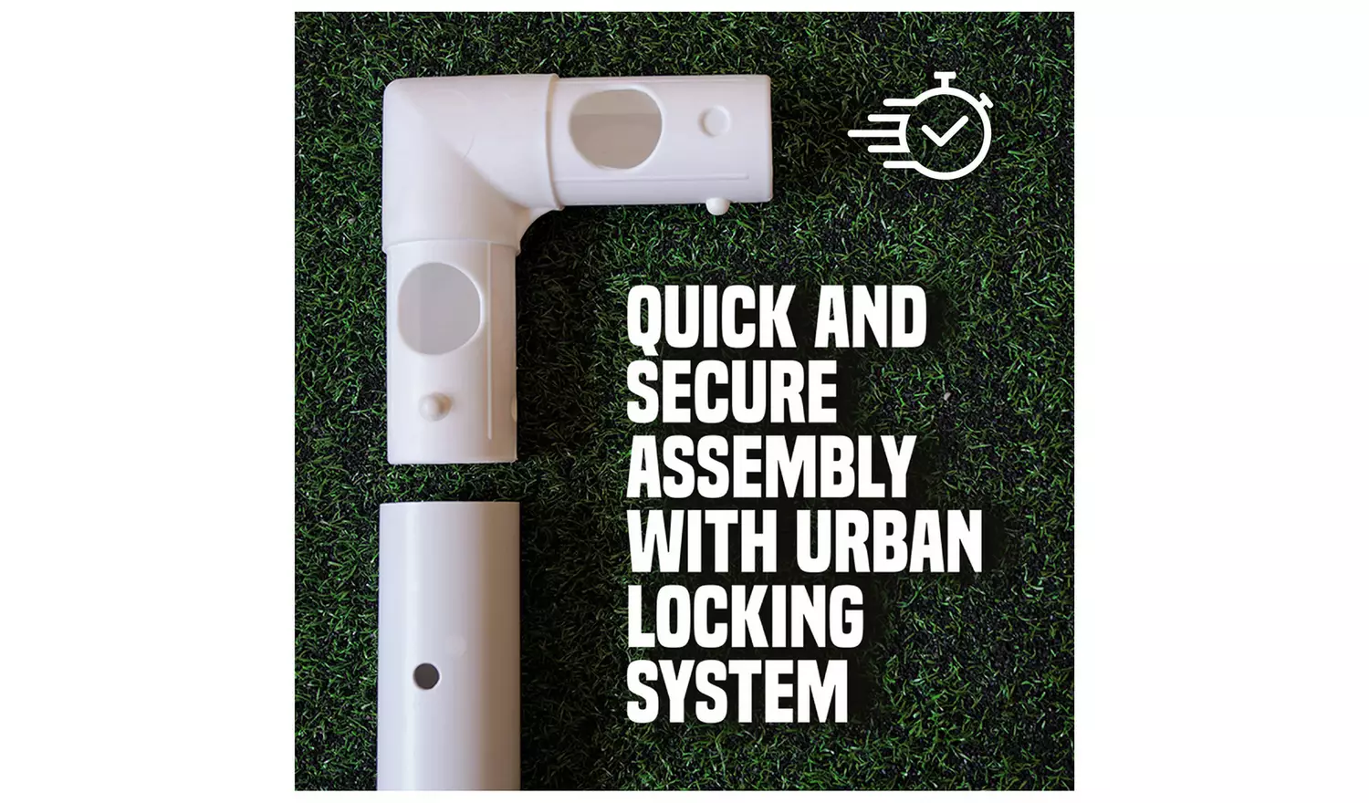 Football Flick 6' x 4' Urban uPVC Football Goal