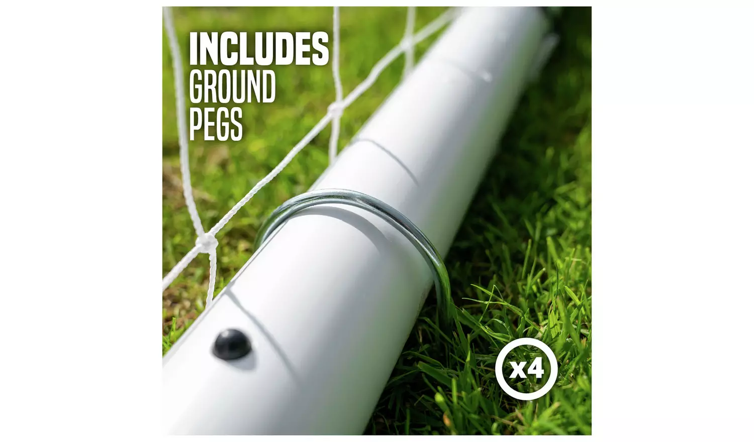 Football Flick 6' x 4' Urban uPVC Football Goal