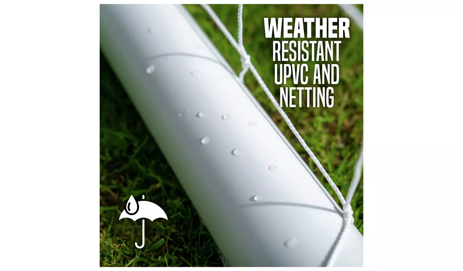 Football Flick 6' x 4' Urban uPVC Football Goal