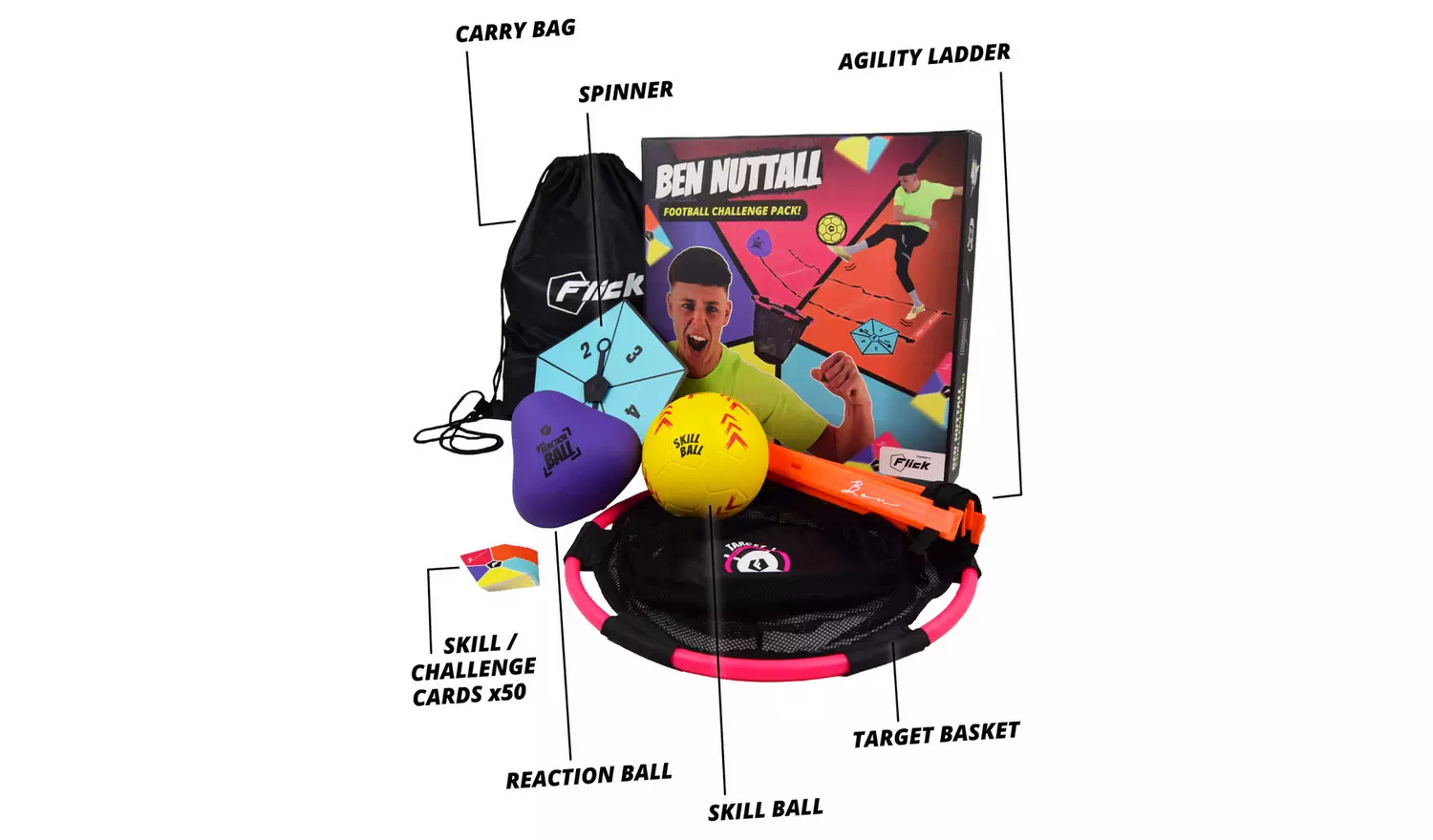 Football Flick Ben Nuttall Football Challenge Pack