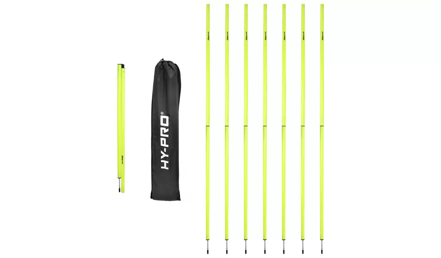 Hy-Pro 8-Pack Collapsible Agility Training Poles
