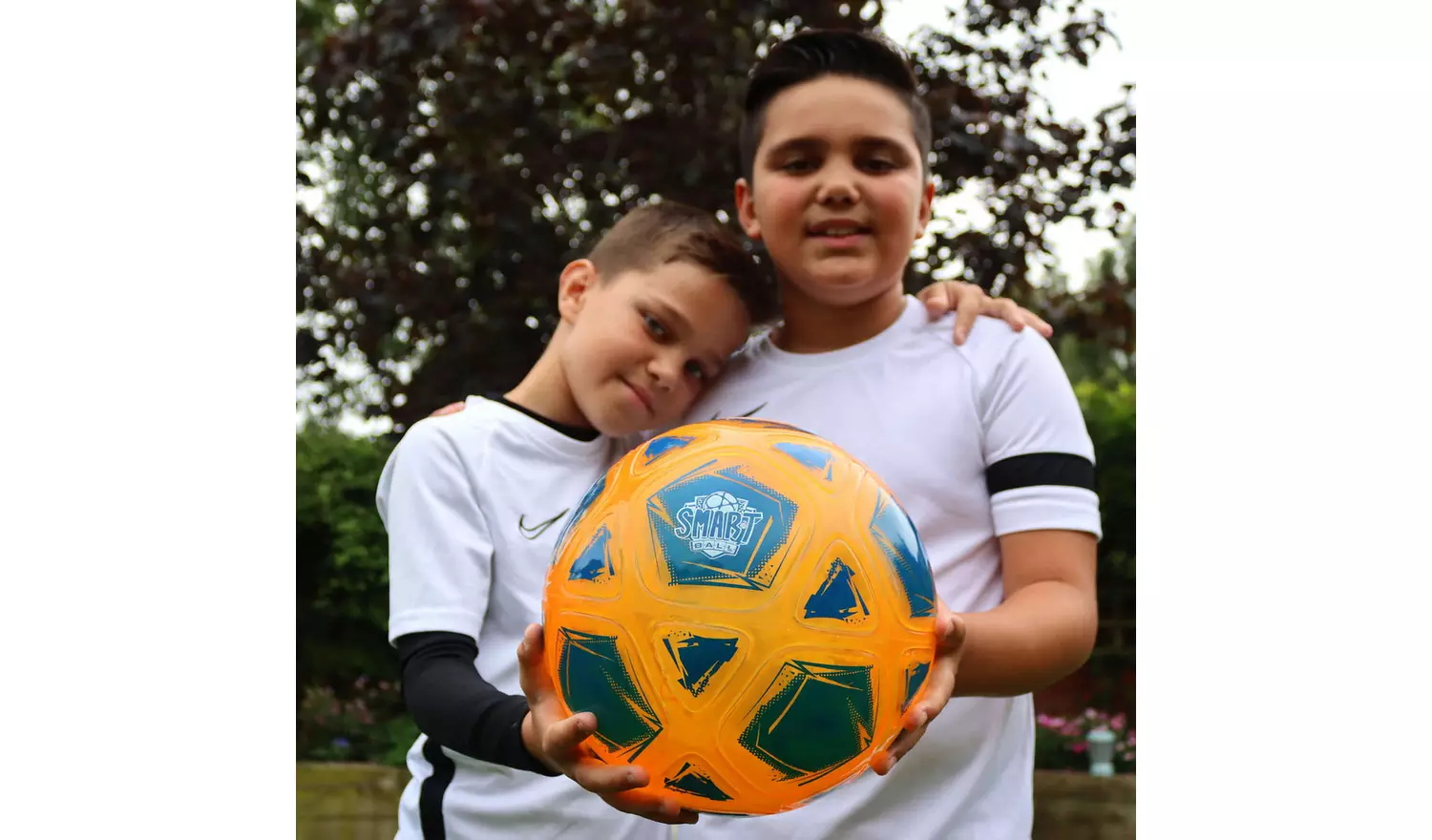 Smart Ball Skills Training Size 5 Football -Blue and Orange