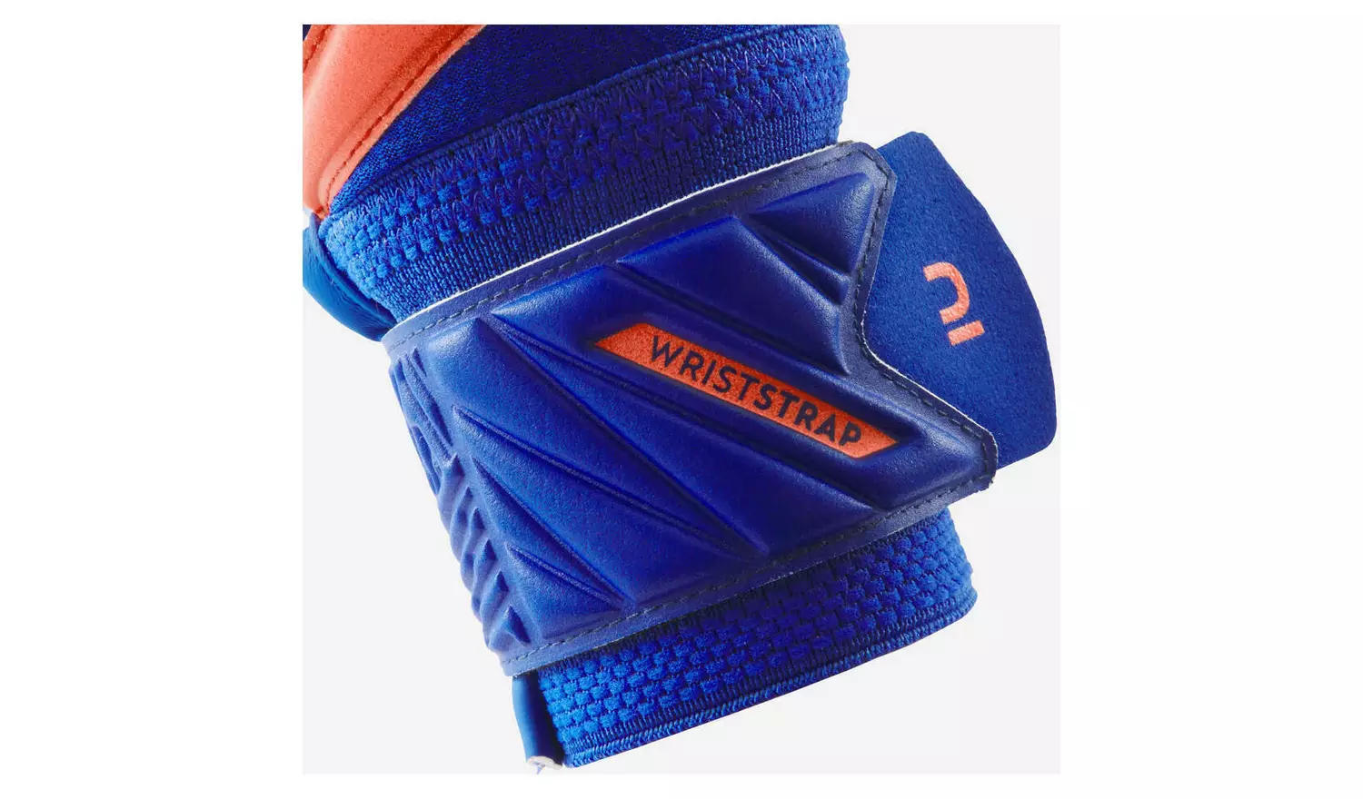 Decathlon Kids' Goalkeeper Gloves - Orange/Blue - Size 5