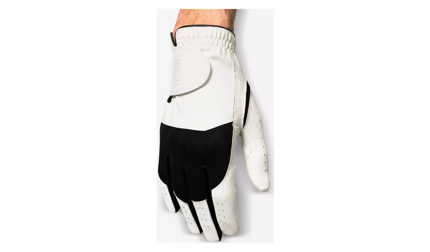 Decathlon Men's Golf Glove Left Handed White and Black M