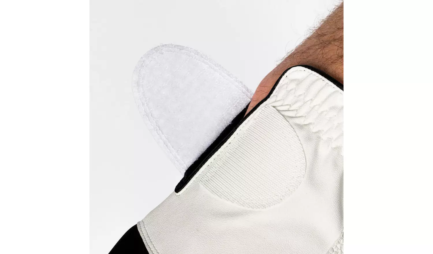 Decathlon Men's Golf Glove Left Handed White and Black 2XL