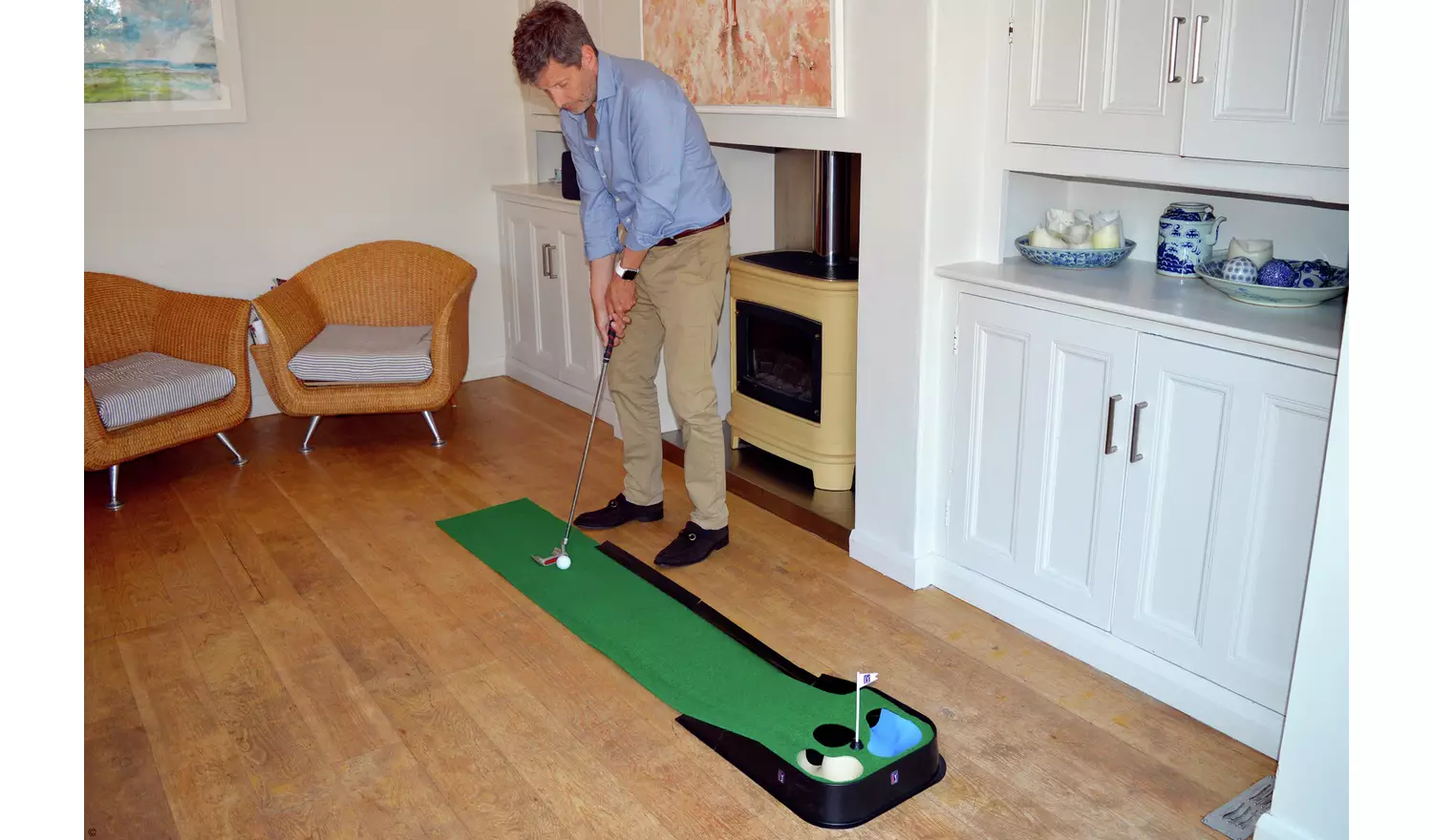 PGA Tour Practice Putting Mat Green