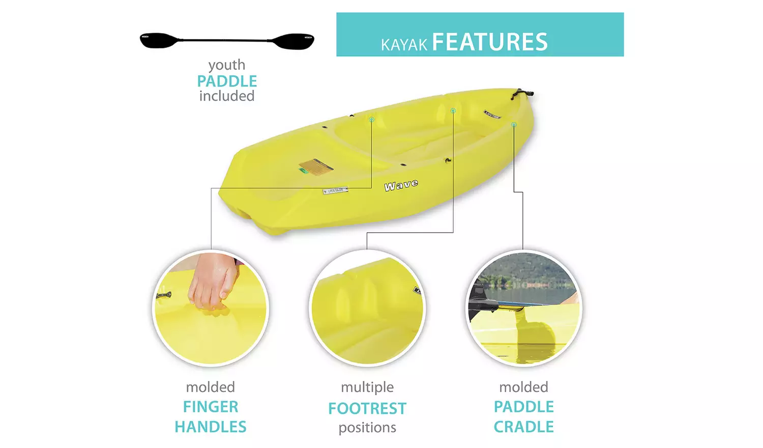 Lifetime Wave 60 Youth Kayak