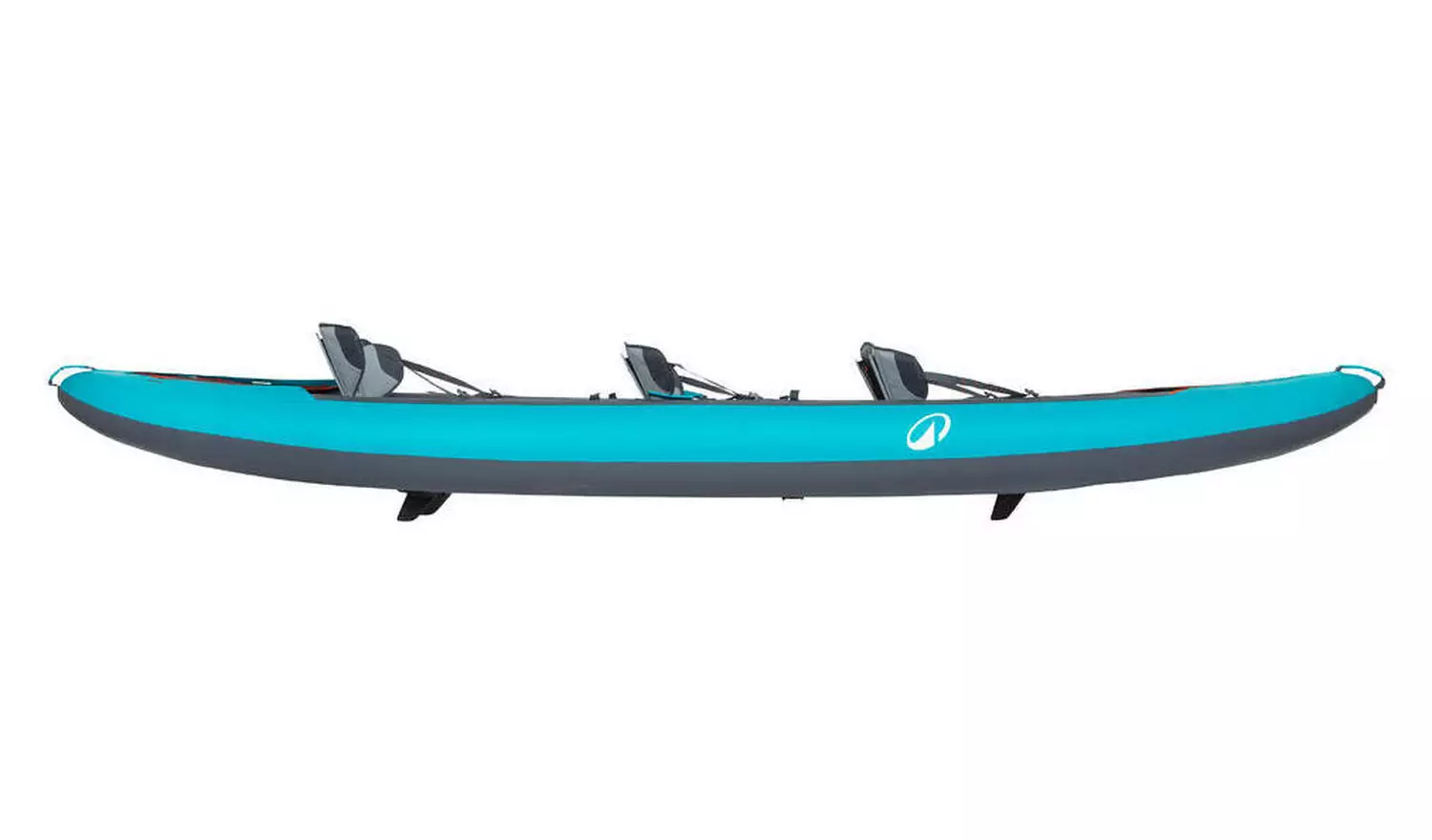 Decathlon 2/3 Person Inflatable Canoe/Kayak 100+ Blue