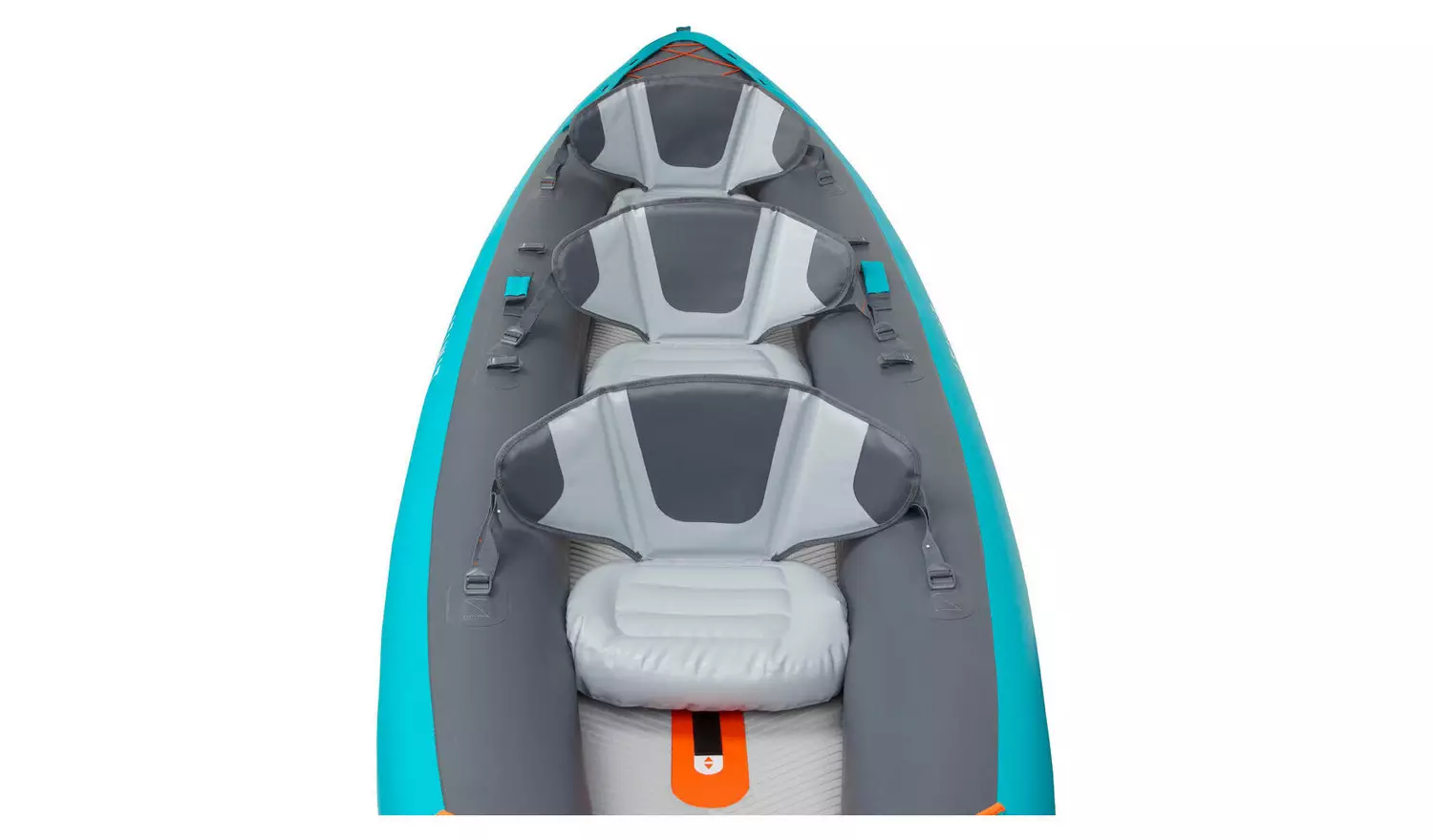 Decathlon 2/3 Person Inflatable Canoe/Kayak 100+ Blue