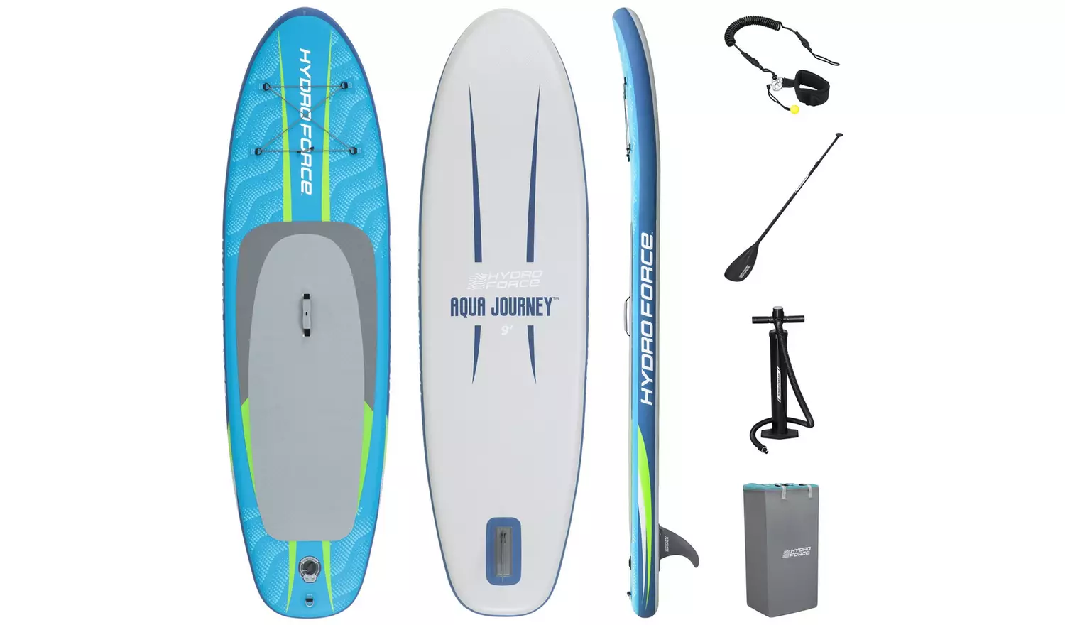 Hydro-Force Aqua Journey 9' Stand-Up Paddleboard Set