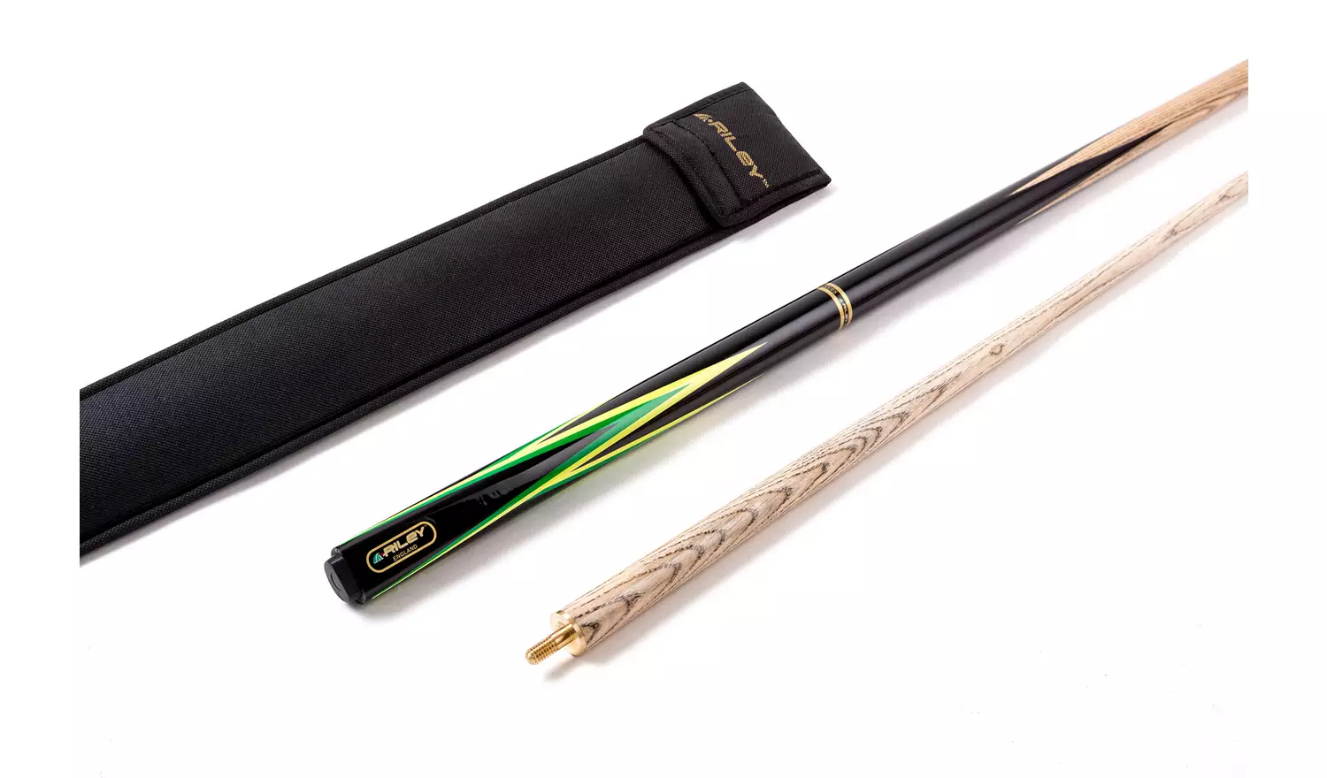 BCE Riley 2 Piece Snooker Cue and Sleeve