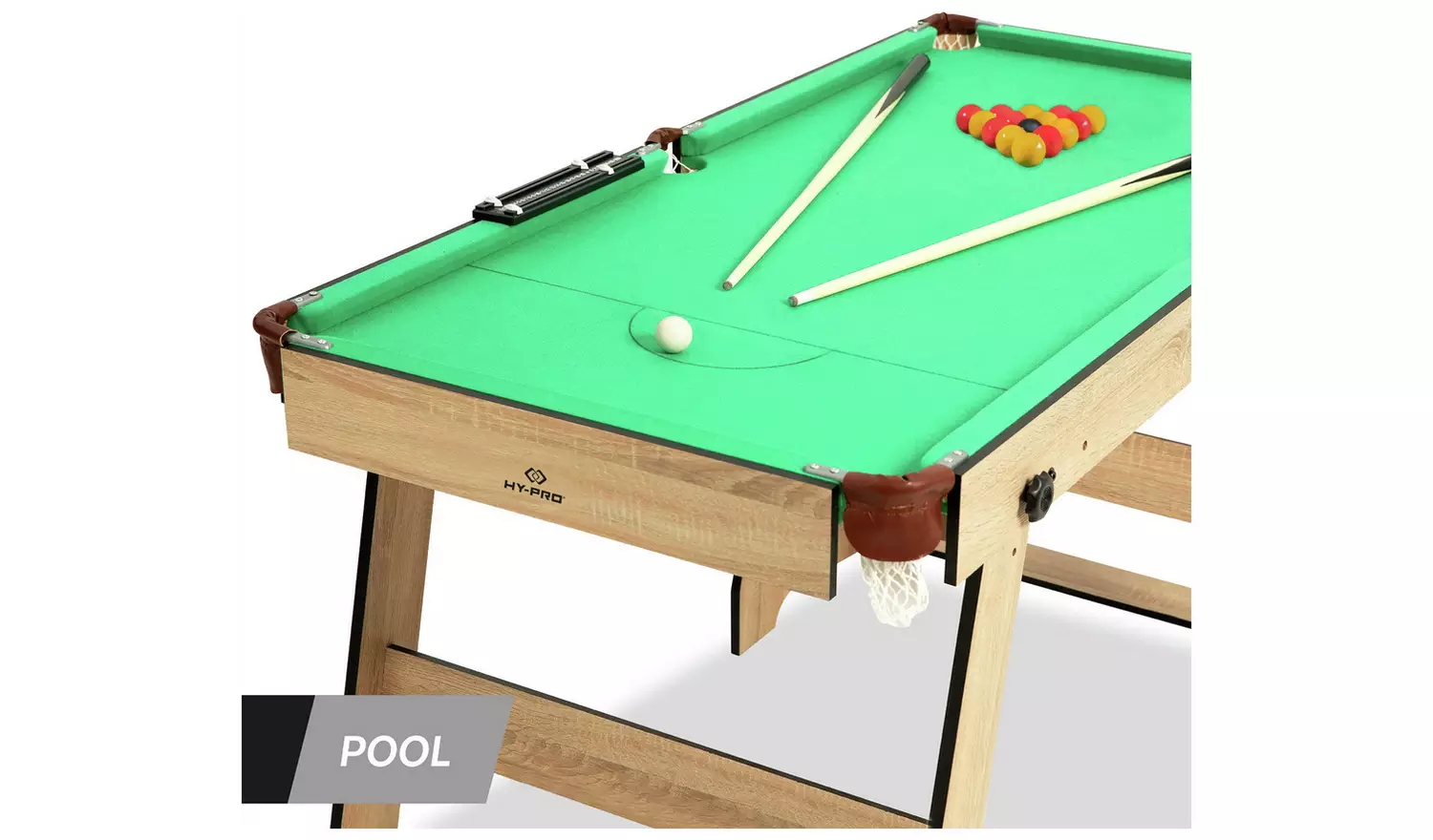 Hy-Pro 5ft Folding Snooker and Pool Table