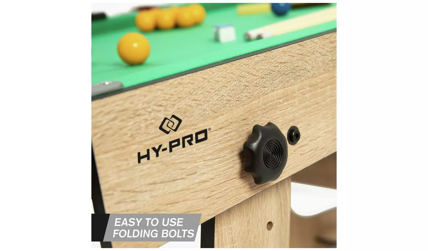 Hy-Pro 5ft Folding Snooker and Pool Table