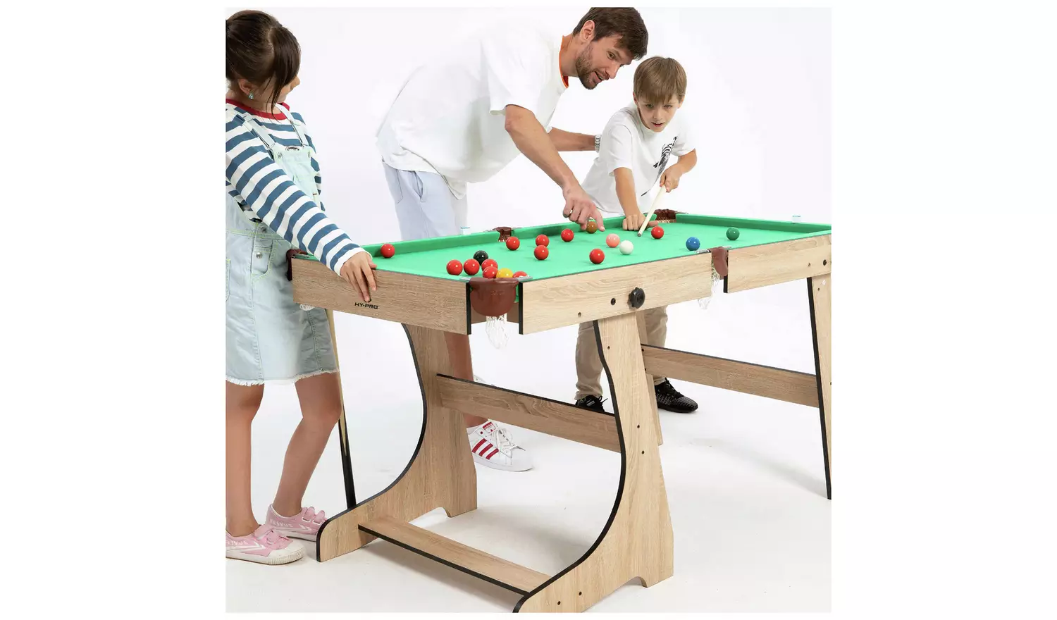 Hy-Pro 5ft Folding Snooker and Pool Table