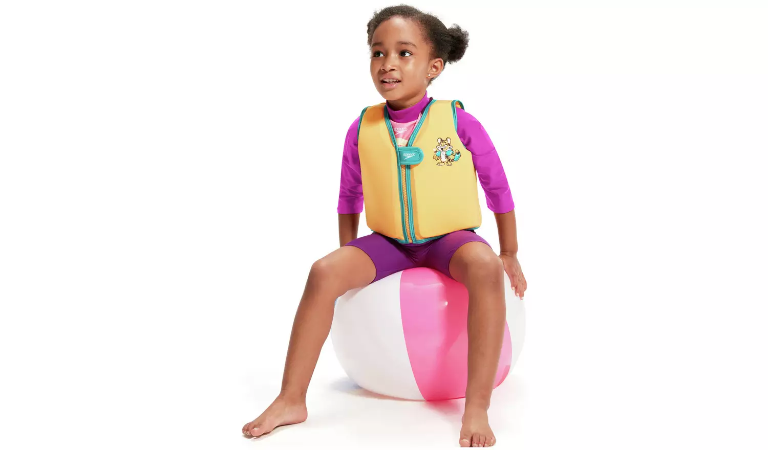 Speedo Character Float Swim Vest - Orange/Blue