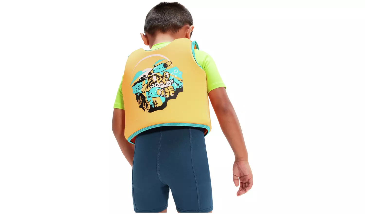 Speedo Character Float Swim Vest - Orange/Blue