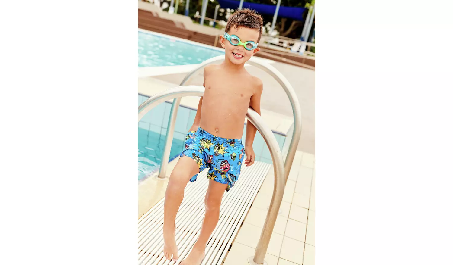 Speedo Infant Illusion Swim Goggle - Blue/Green