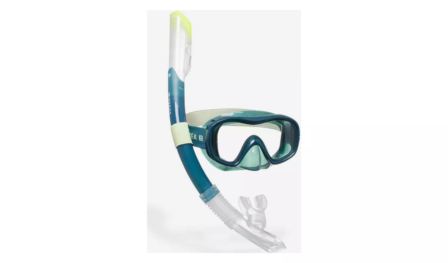 Decathlon Adult Snorkelling Kit 100 - Green Size L