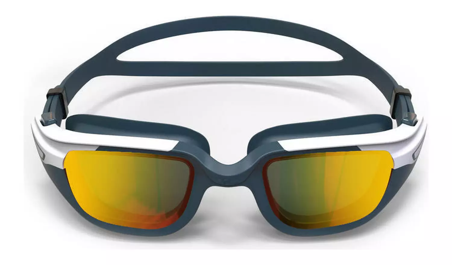 Decathlon 500 Swimming Mirror Goggles S - Blue