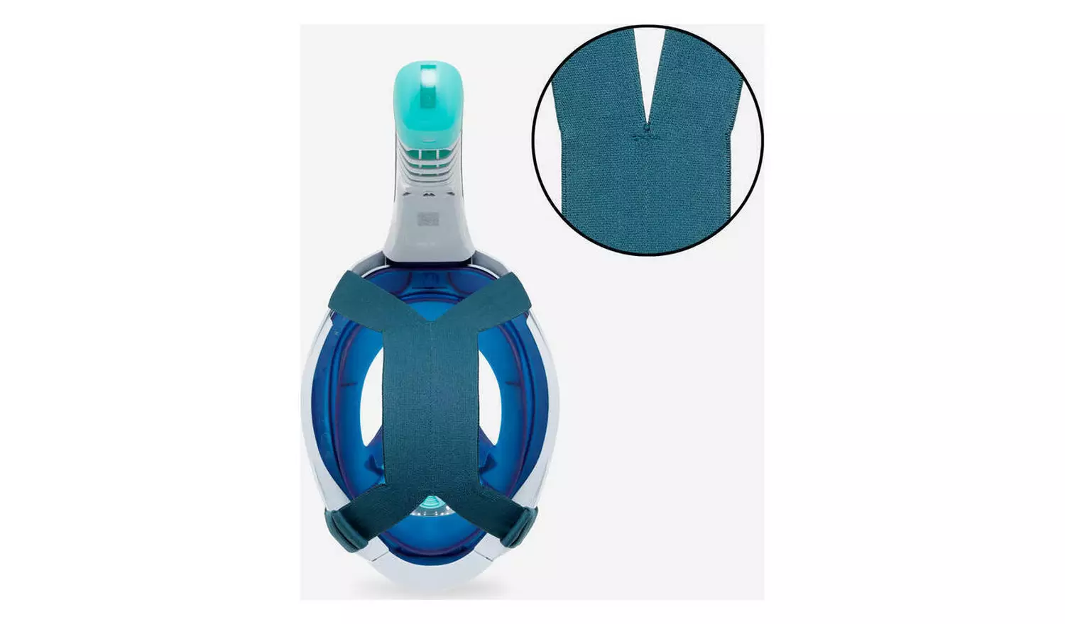 Decathlon Adult's Easybreath Surface Mask 540 Blue M/L