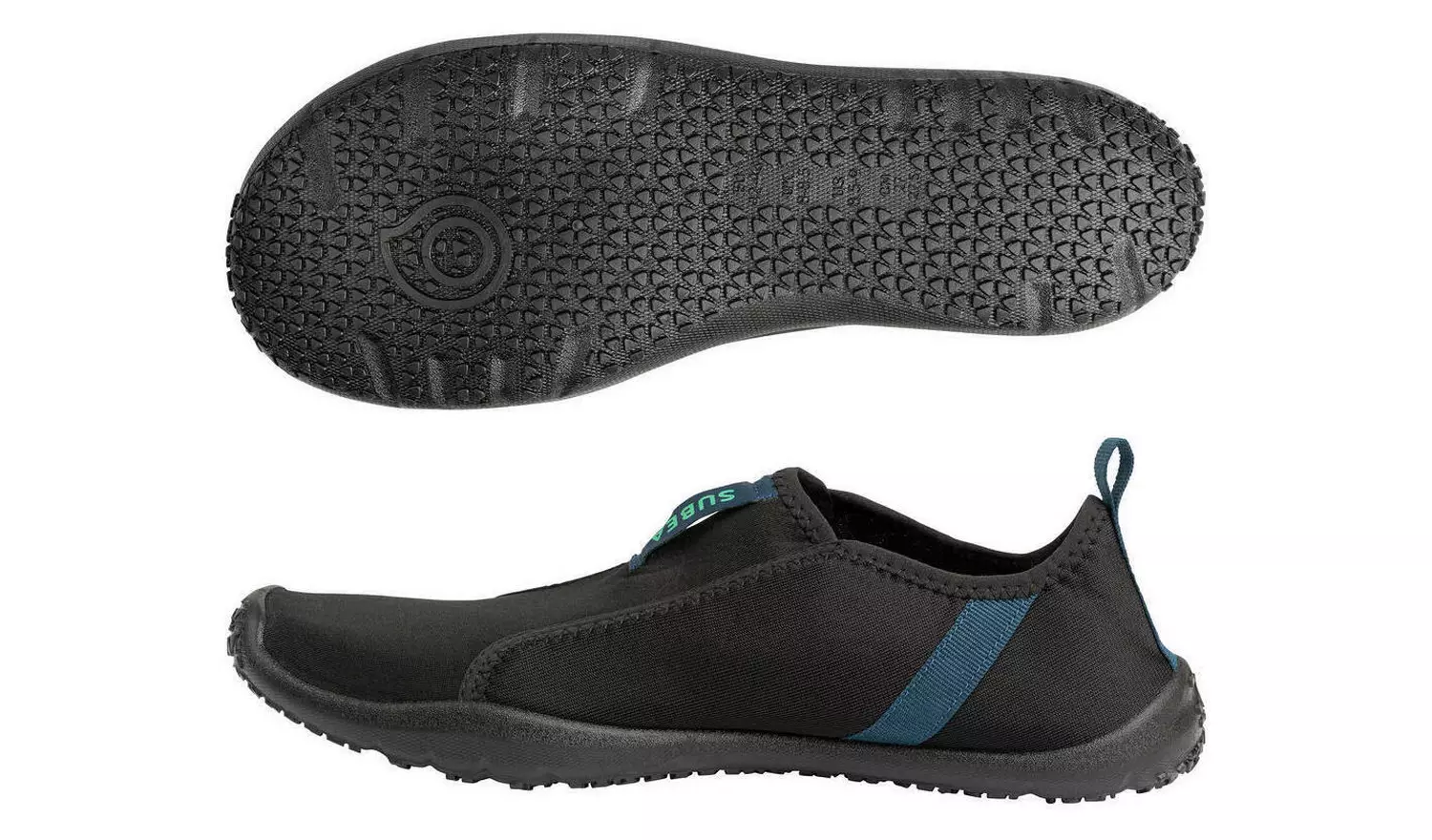 Decathlon Elasticated Water Shoes Aquashoes 120 UK 8-8.5