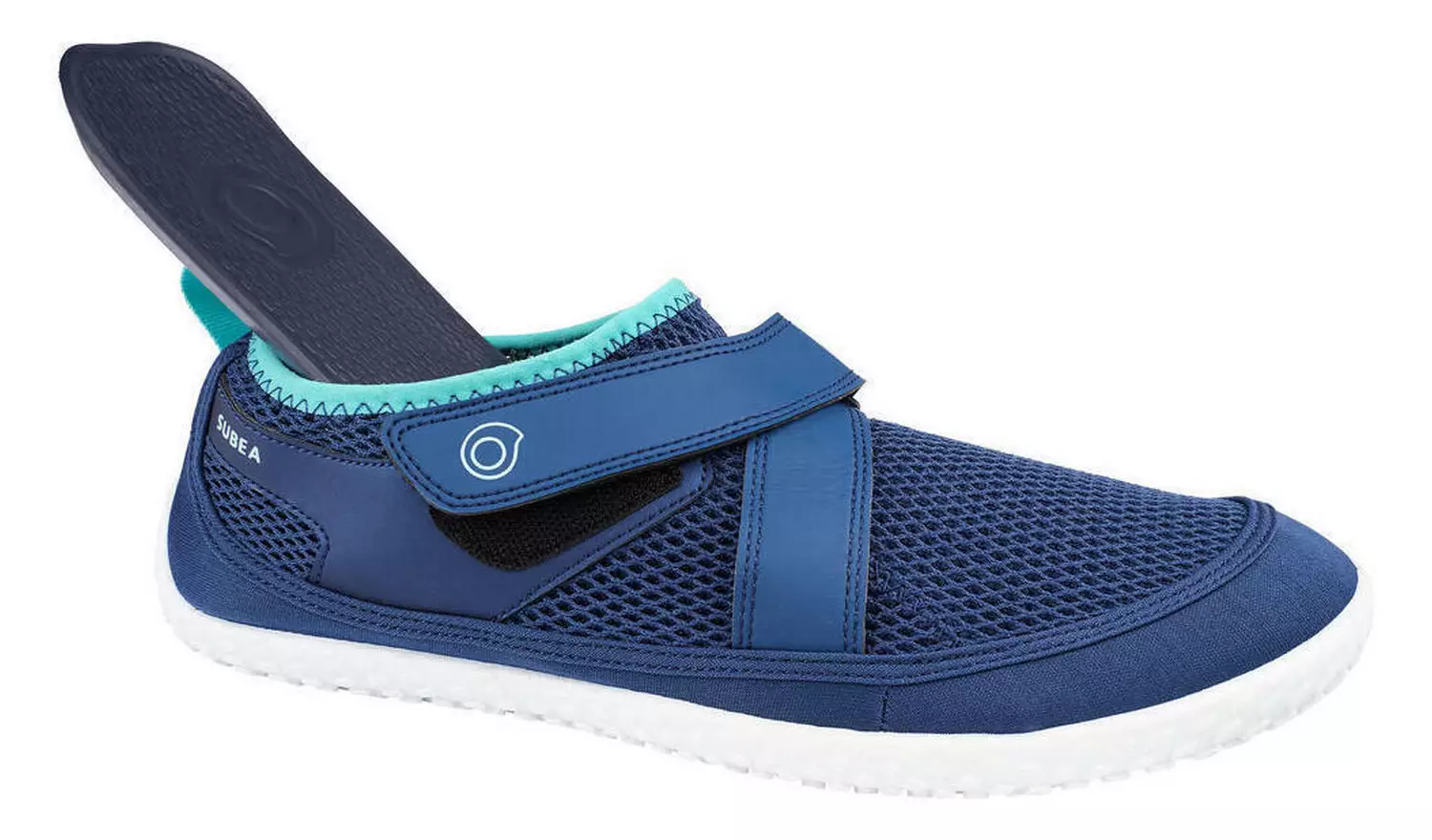 Decathlon Rip Tab Aquashoes 500 - Turquoise UK 9.5-10.5