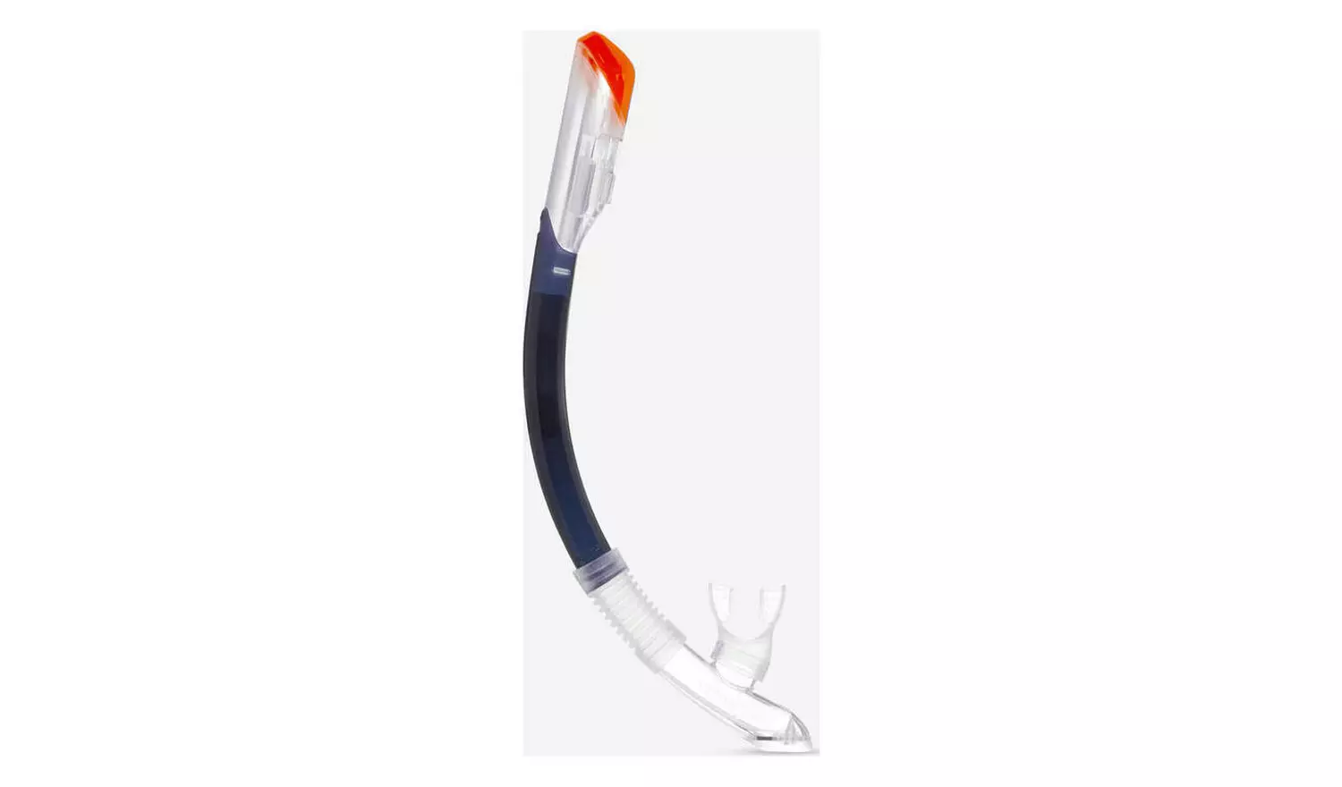 Decathlon Dry Top Diving Snorkel 100 Grey