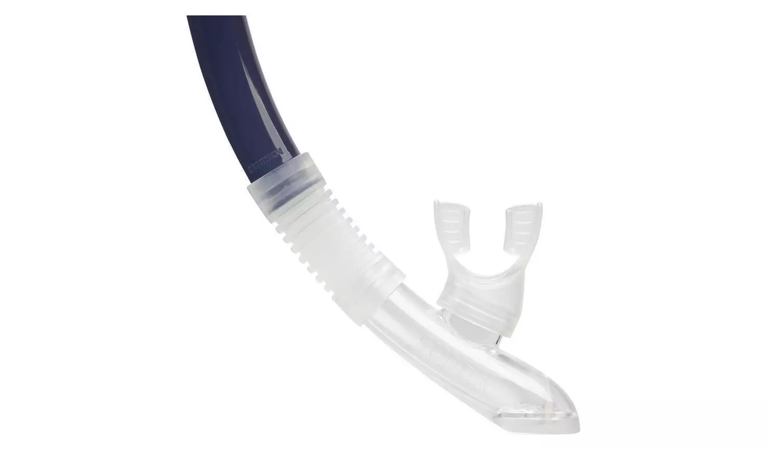 Decathlon Dry Top Diving Snorkel 100 Grey
