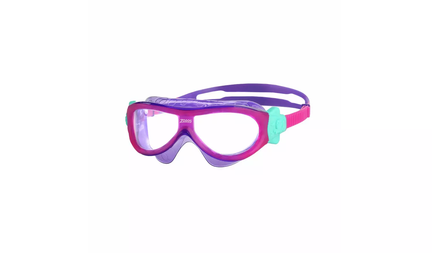 Zoggs Phantom Kid's Mask Swimming Goggles - Purple and Blue