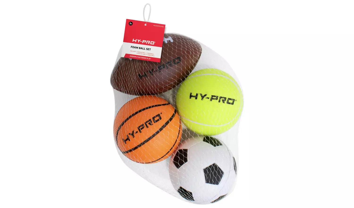 Hy-Pro 4-Pack Tough Foam Balls