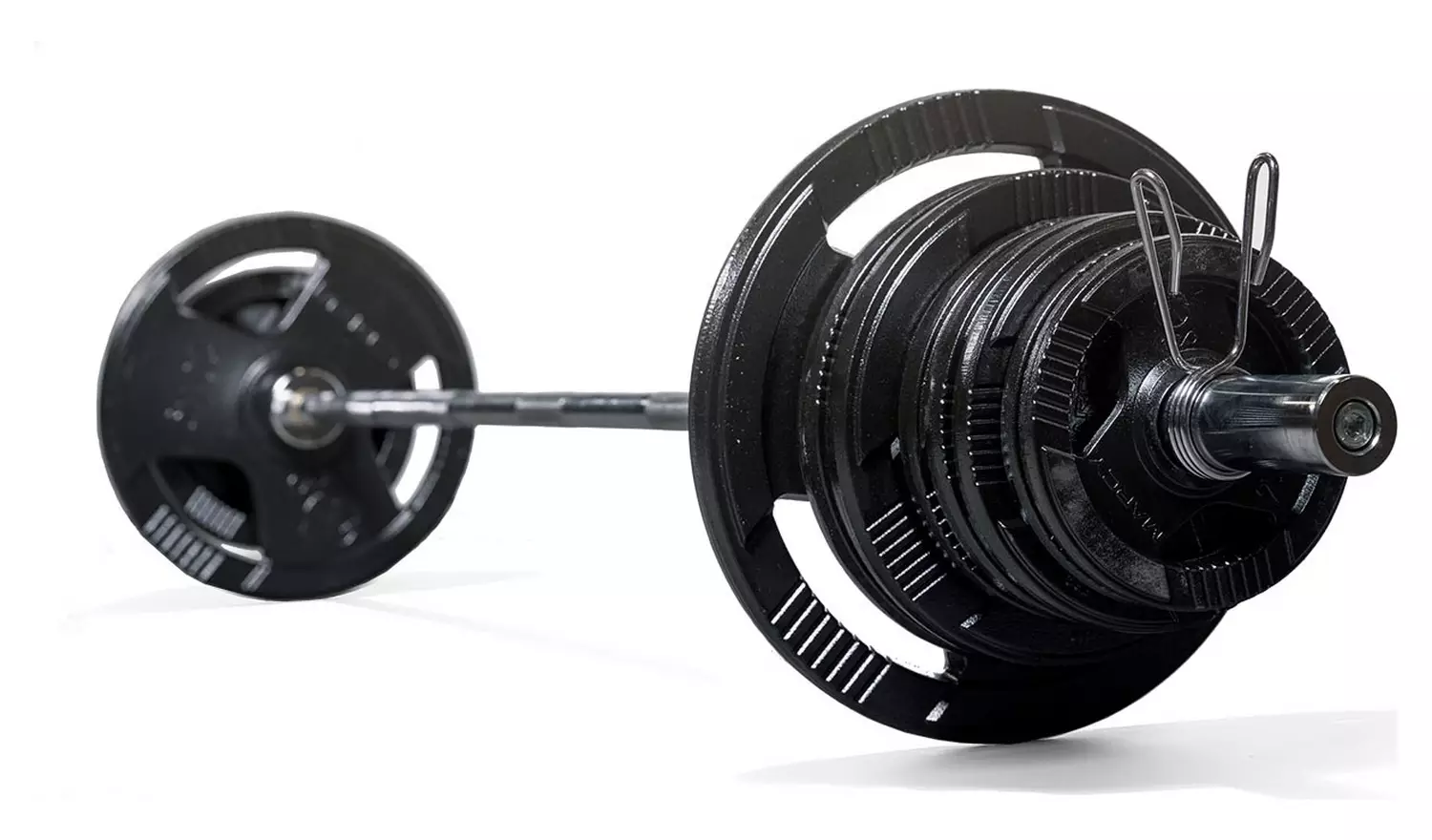 Marcy Cast Iron Barbell Olympic Weight Set - 140kg