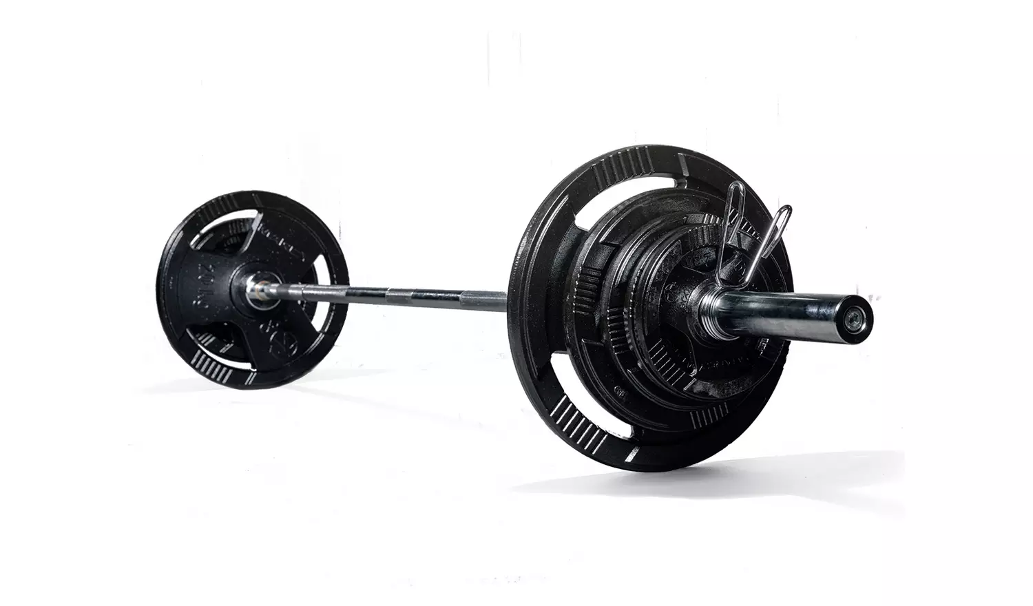 Marcy Cast Iron Barbell Olympic Weight Set - 100kg