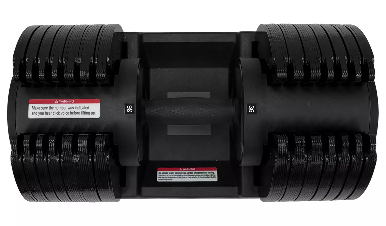 Pro Fitness Adjustable Dumbbell - 36kg