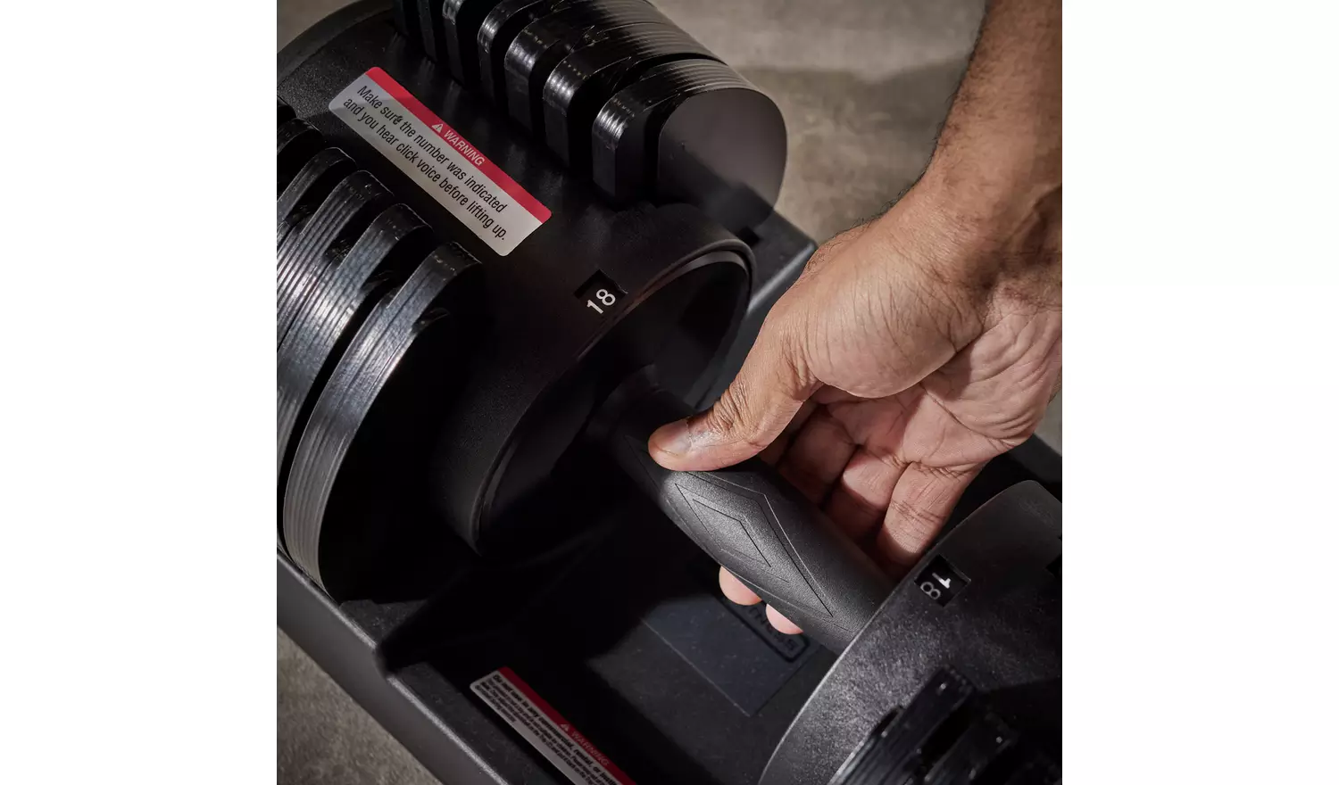 Pro Fitness Adjustable Dumbbell - 36kg