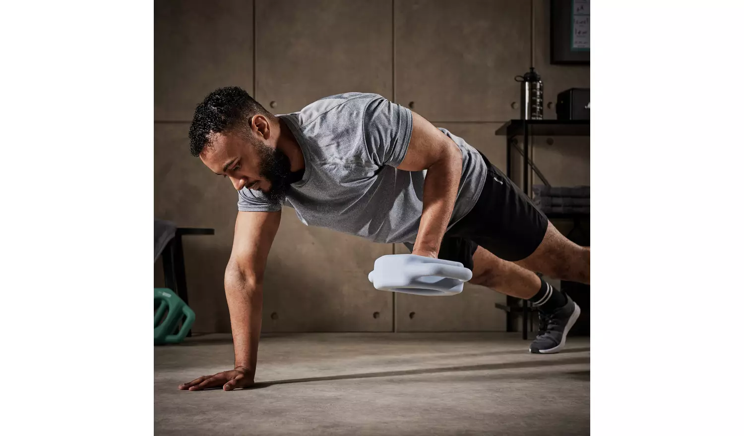 Pro Fitness 3-in-1 Kettlebell Dumbbell 10kg