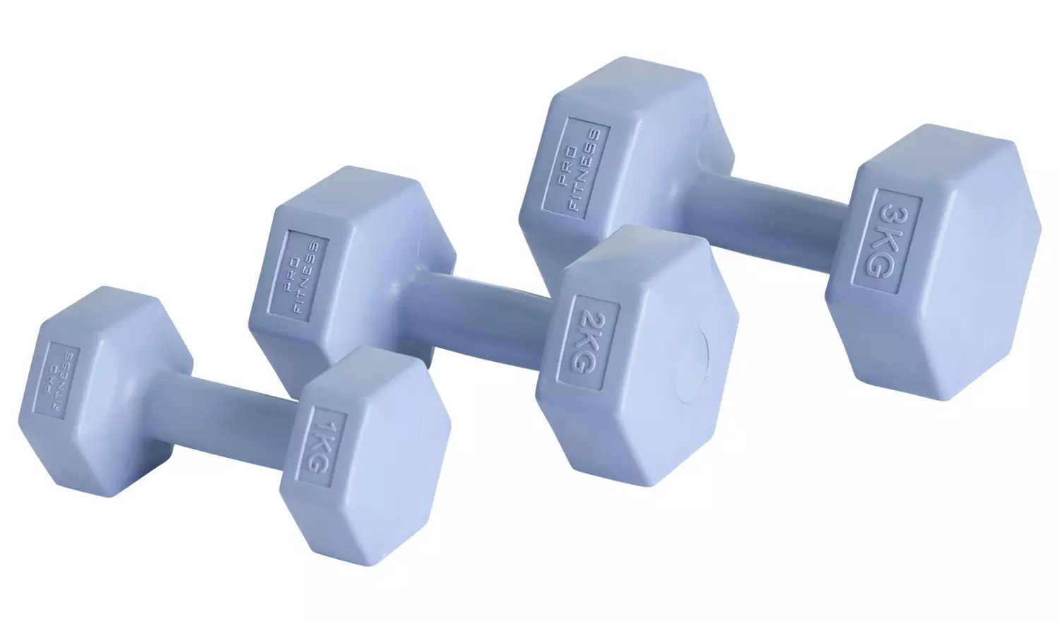 Pro Fitness Vinyl Dumbbell Tree - 12Kg