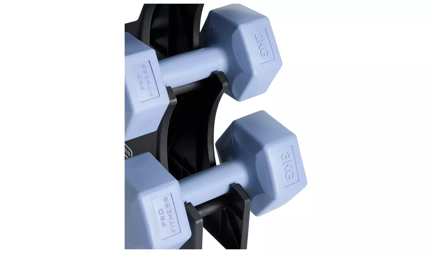 Pro Fitness Vinyl Dumbbell Tree - 12Kg