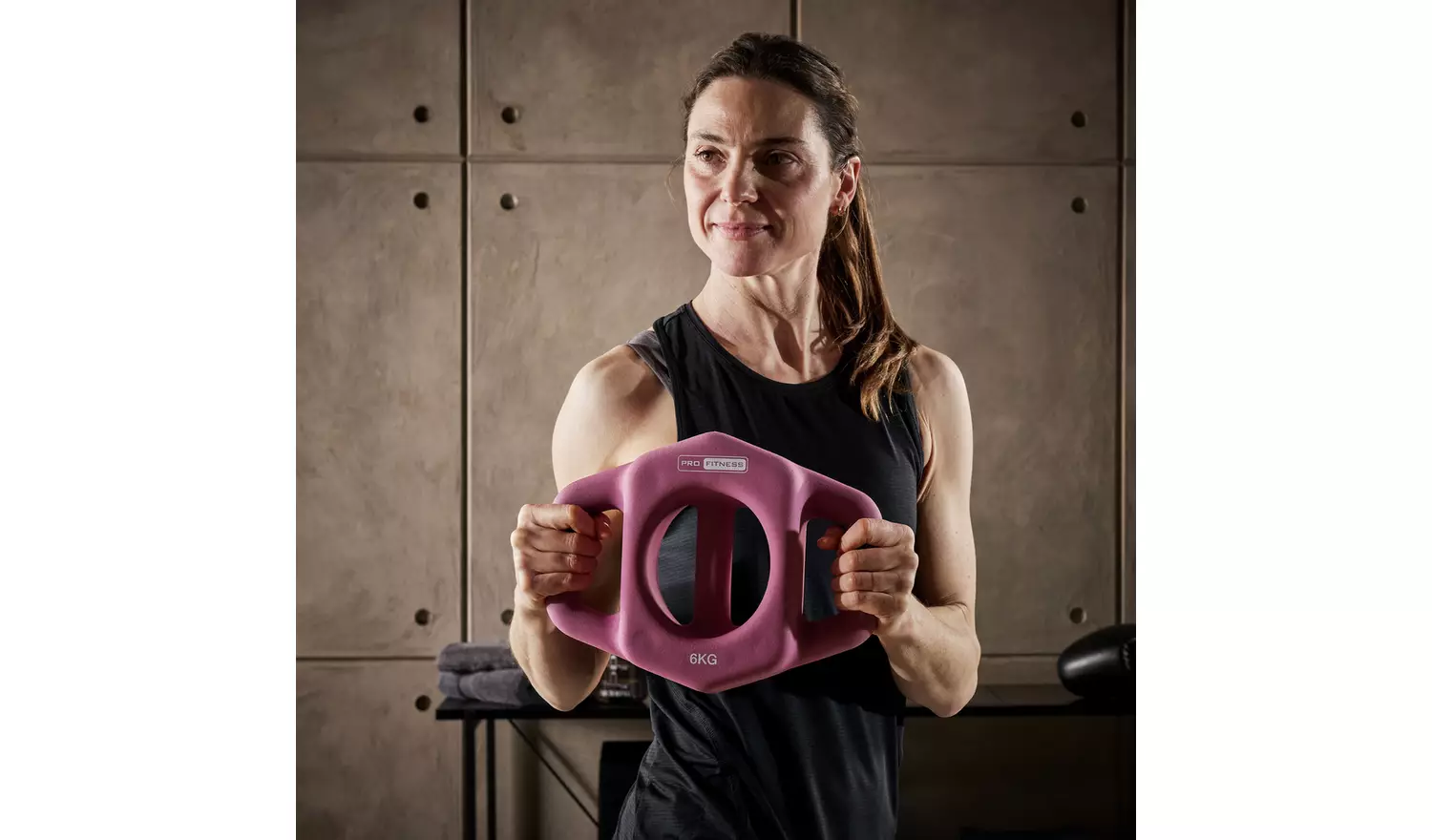 Pro Fitness 3-in-1 Kettlebell Dumbbell 6kg