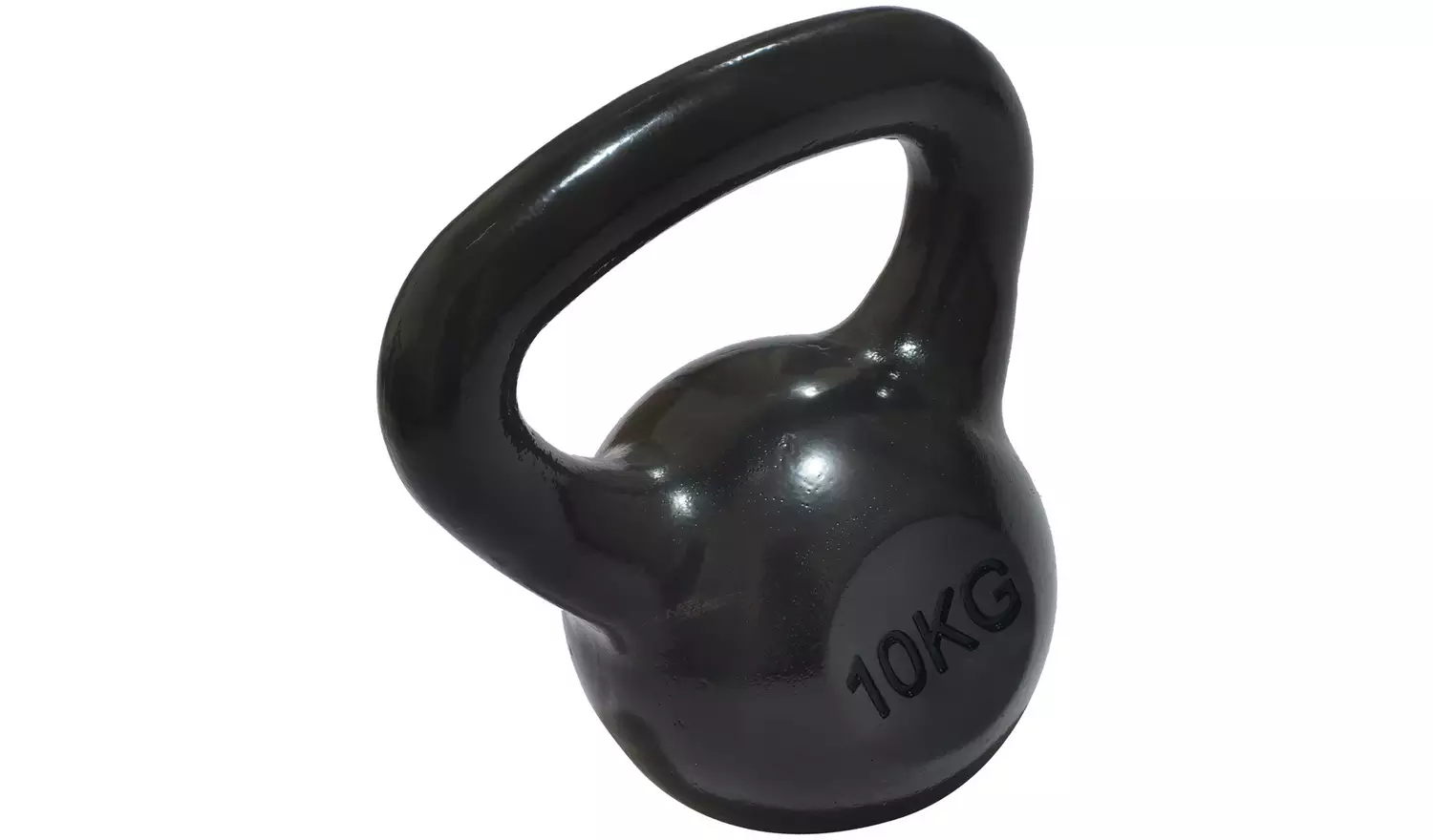 Pro Fitness Cast Iron Kettlebell Black - 10kg