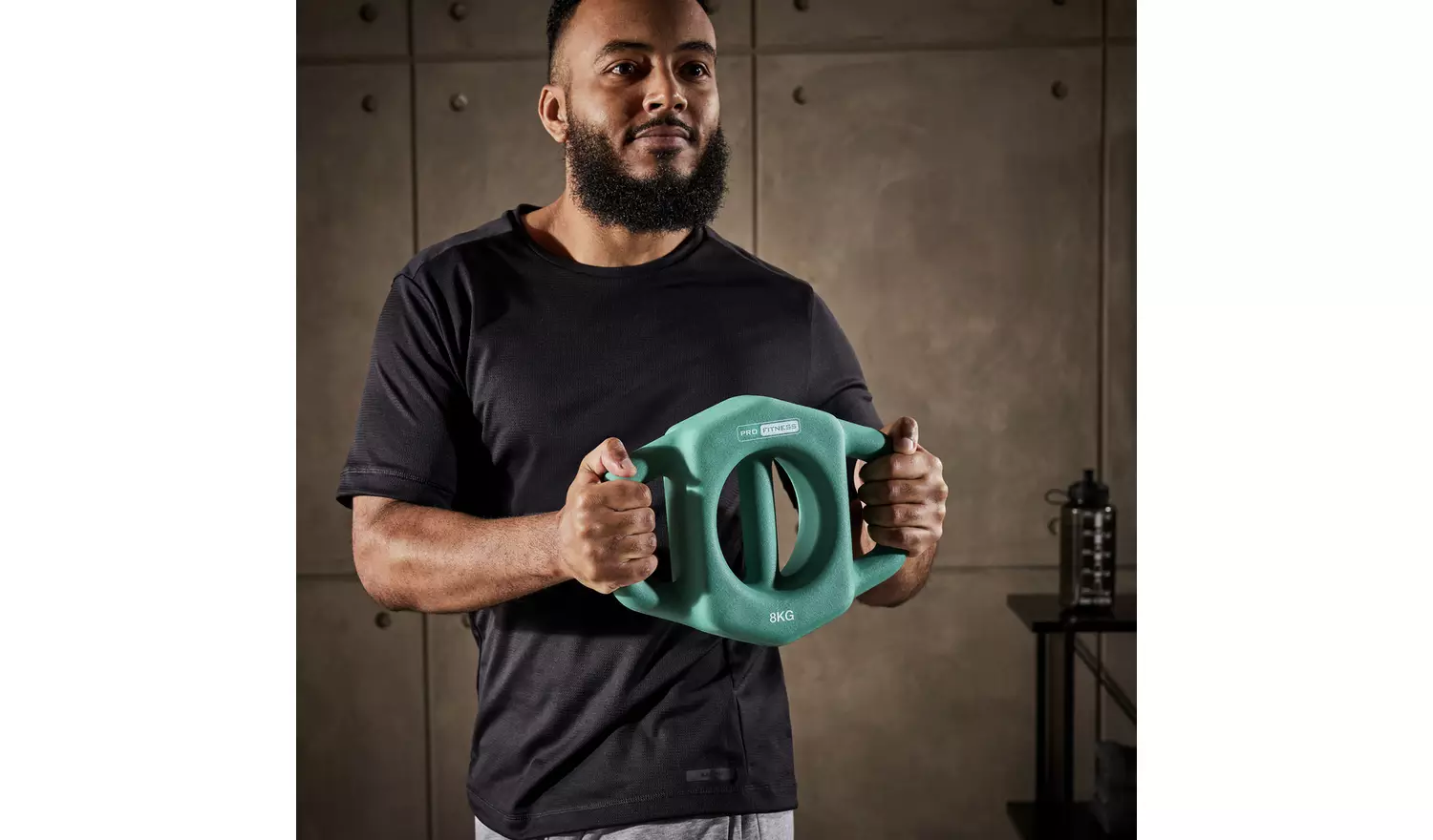 Pro Fitness 3-in-1 Kettlebell Dumbbell 8kg