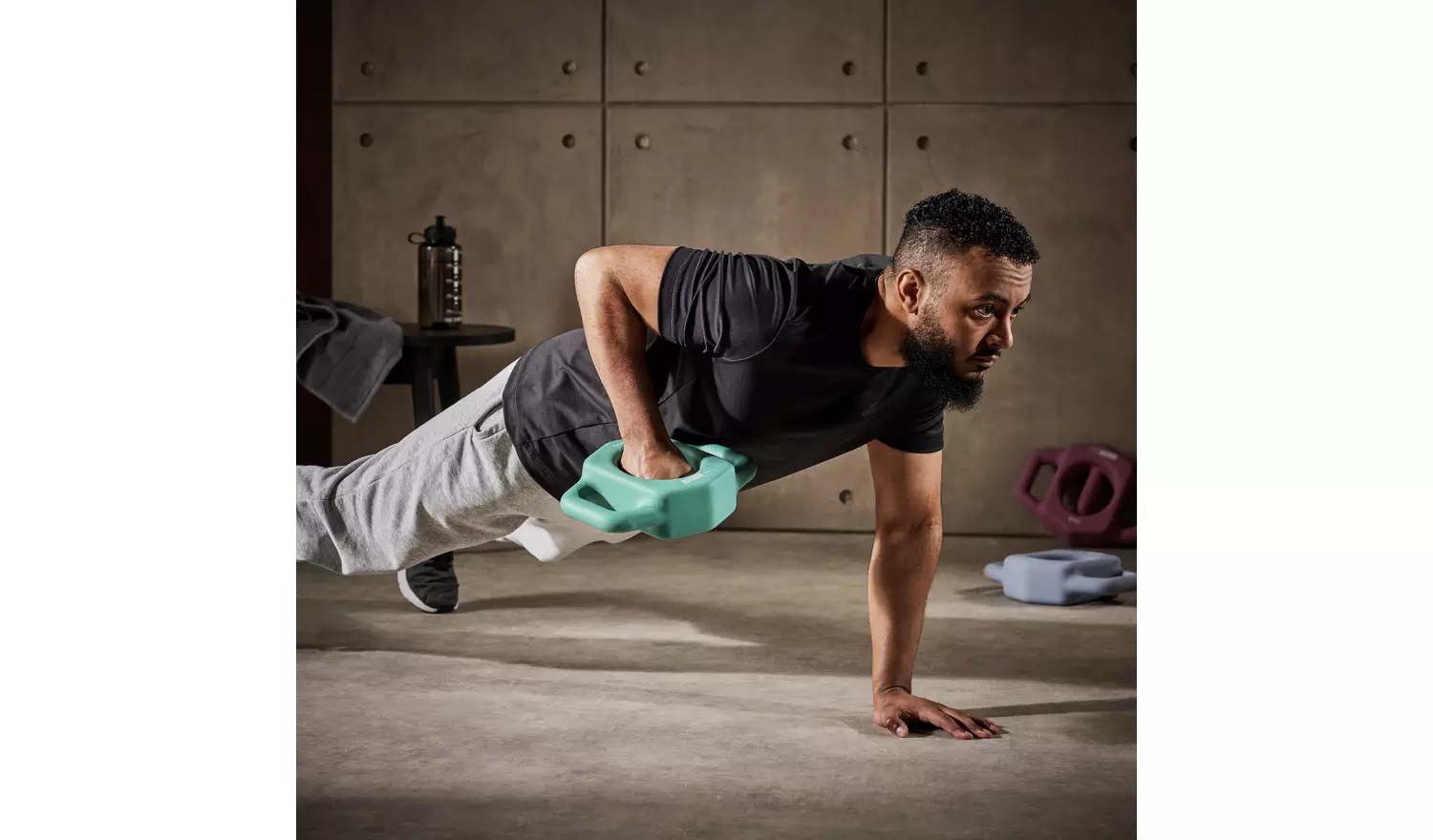 Pro Fitness 3-in-1 Kettlebell Dumbbell 8kg