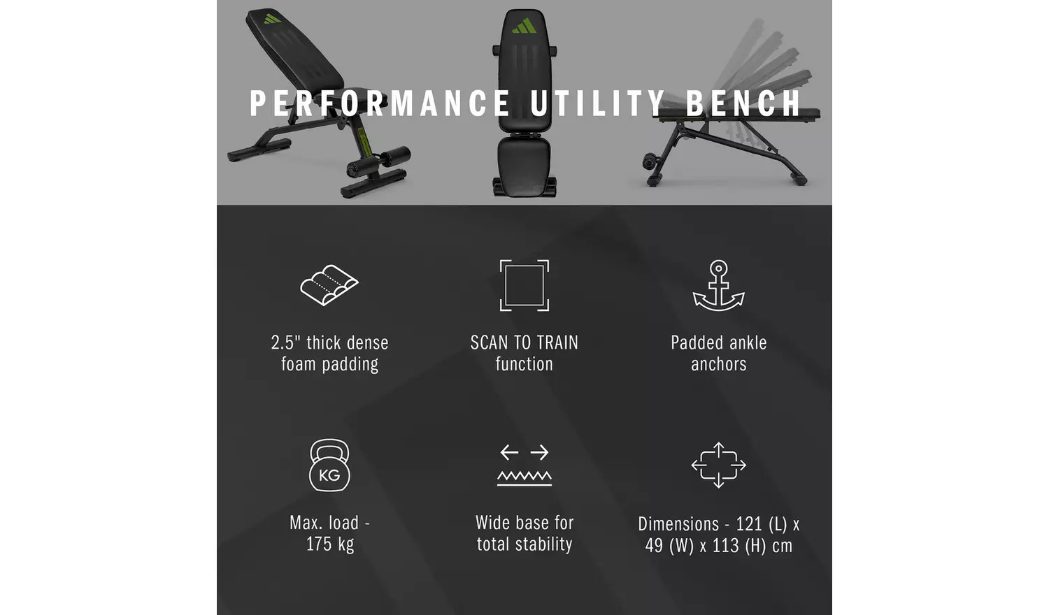 Adidas Performance Utility Weight Bench