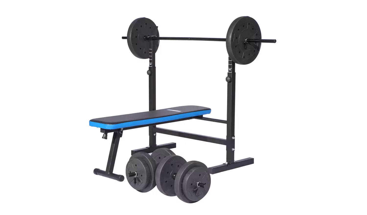 Pro Fitness Foldable Weight Bench with 50kg Weight Package