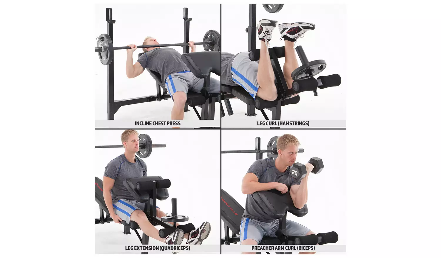 Marcy BE5000 Olympic Bench with Extra Wide Stand