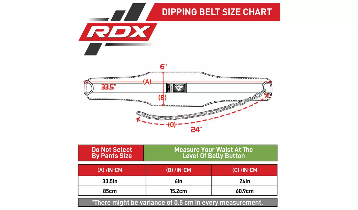 RDX Dipping Belt